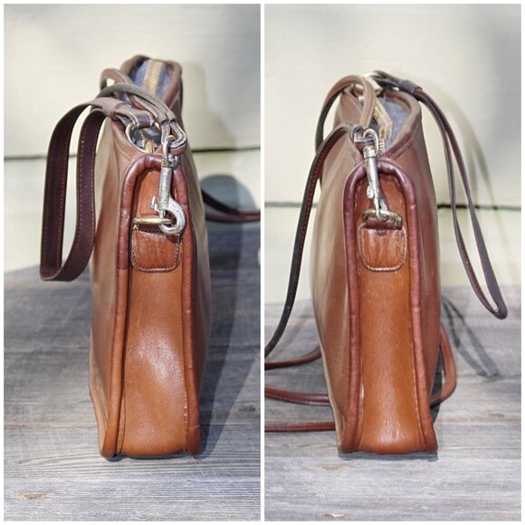 Coach Vintage - 1970s NYC Basic Bag #9455 w/ Glue in Creed, Convertible - Tabac - Picture 6 of 13